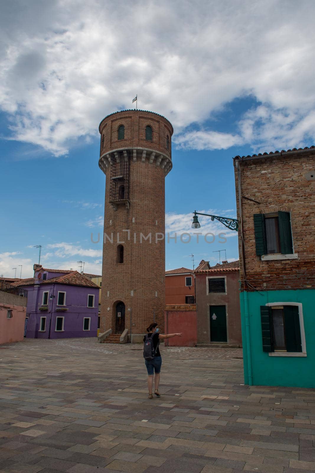 discovery of the city of Venice, Burano and its small canals and romantic alleys, Italy