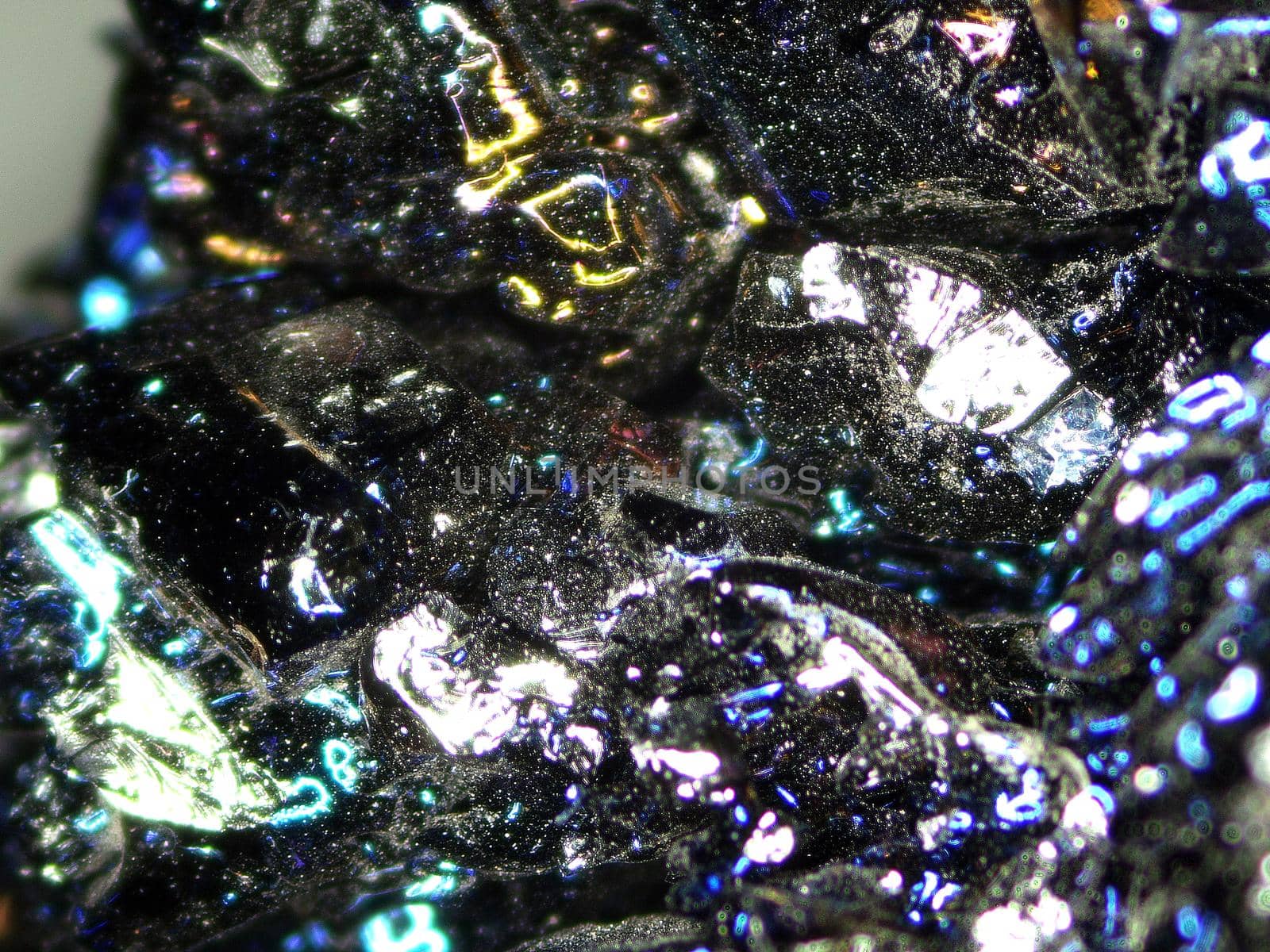 Shungite, closeup of the mysterious Karelian stone