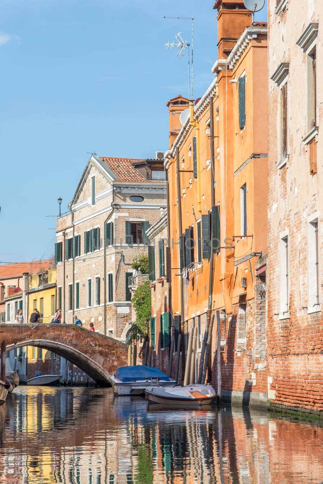 discovery of the city of Venice and its small canals and romantic alleys, Italy