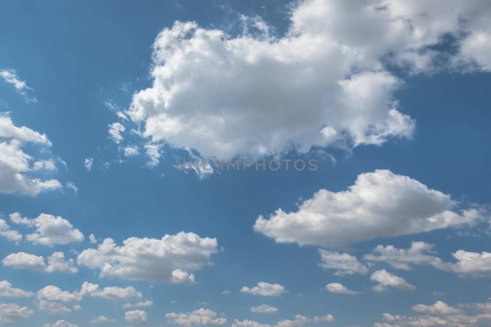 Clouds with blue sky. Ideal for textures and backgrounds.