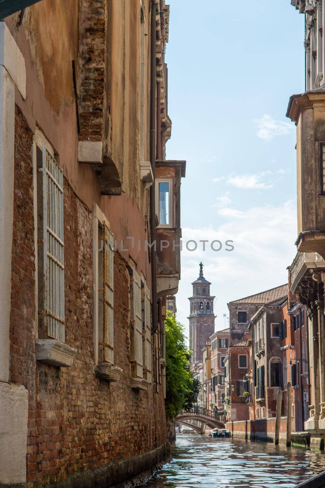 discovery of the city of Venice and its small canals and romantic alleys, Italy