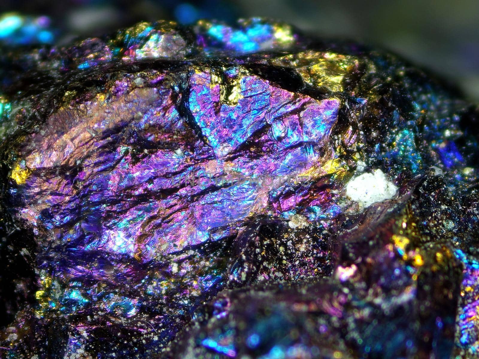 Bornite, also known as peacock ore by Jochen