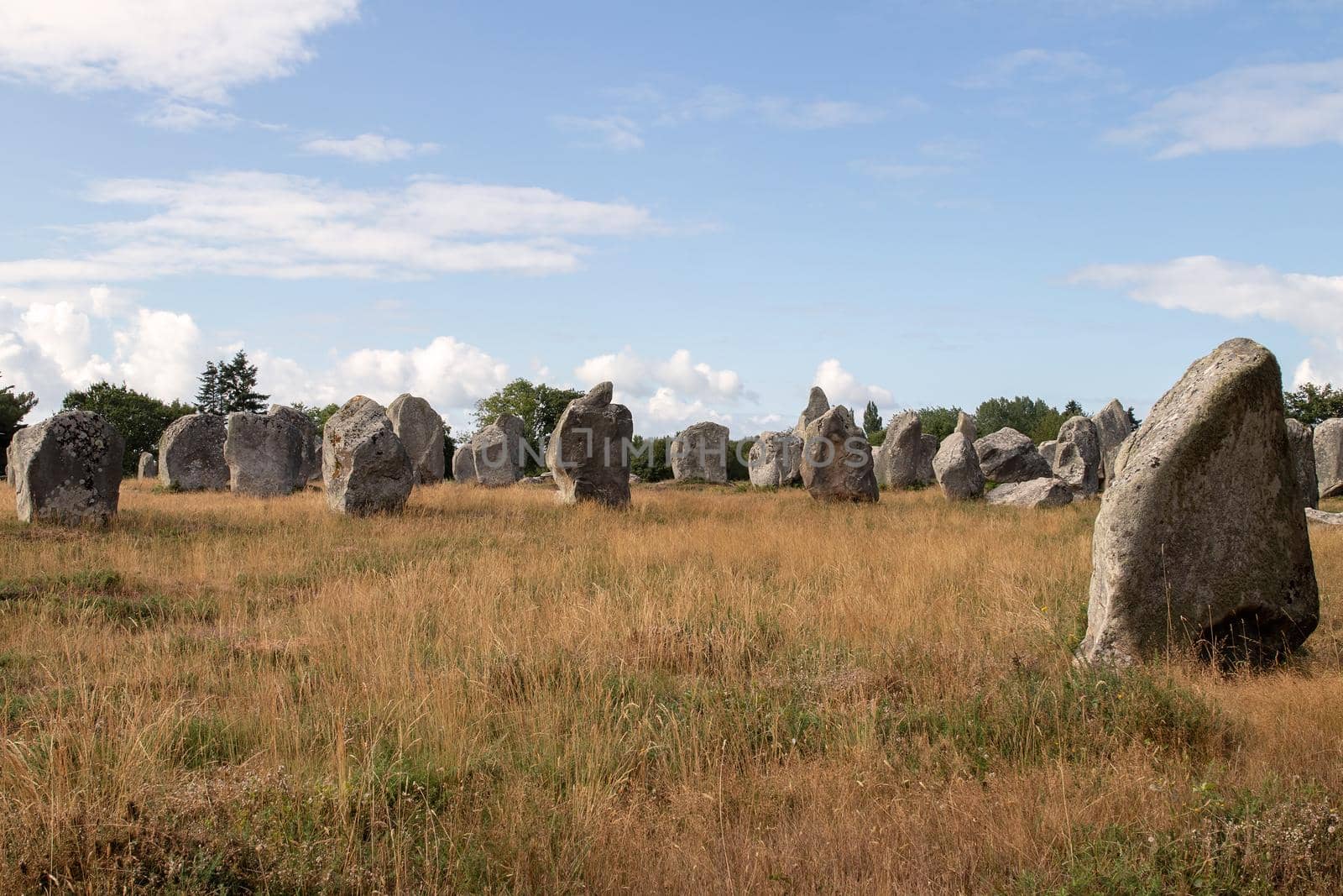 Carnac stones - Alignments of Kermario by Mibuch