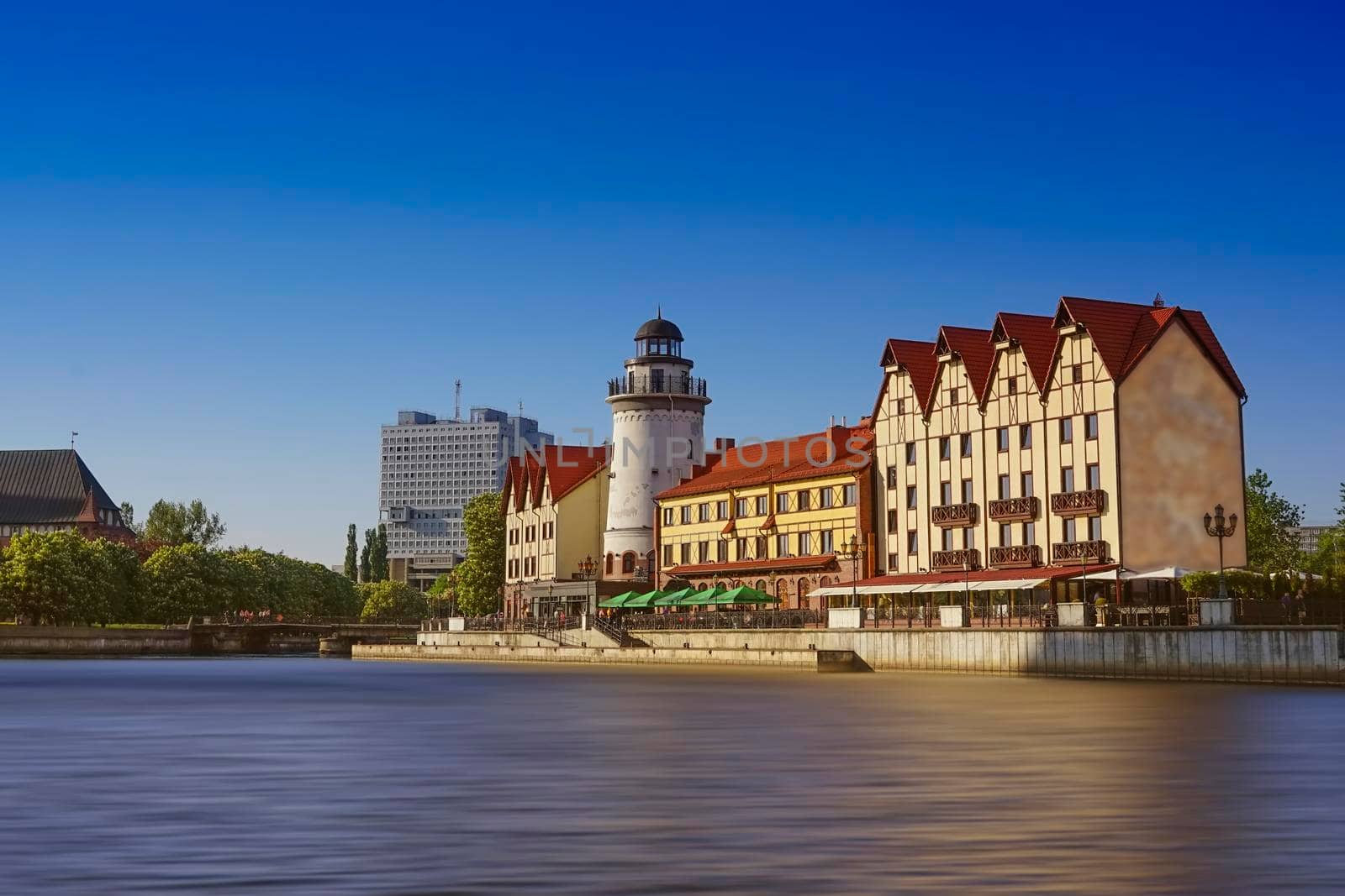 Kaliningrad, Russia. Urban landscape with architecture and attractions.