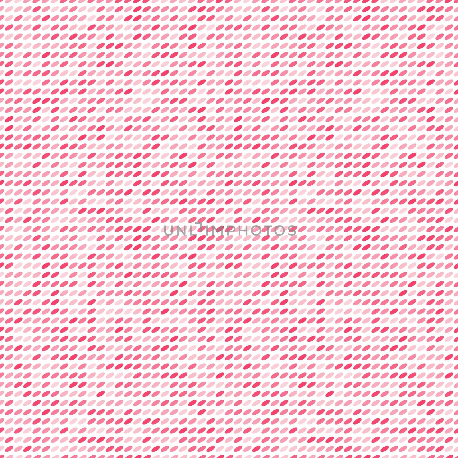 Abstract fashion polka dots background. White seamless pattern with pink gradient circles. Template design for invitation, poster, card, flyer, banner, textile, fabric