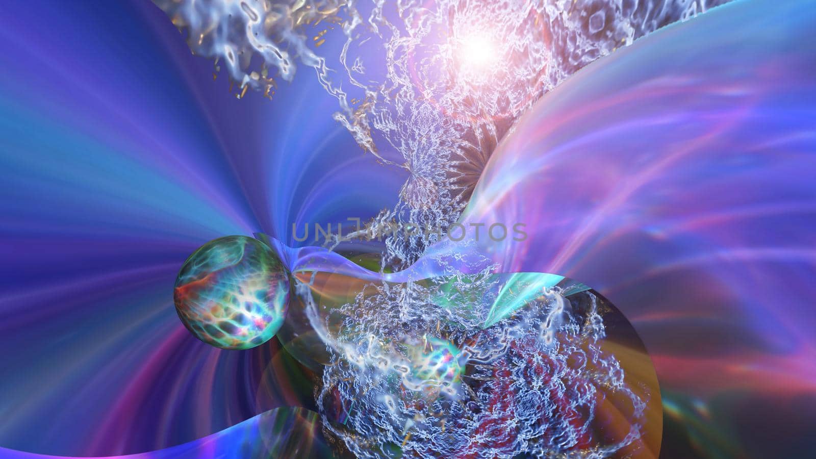 Abstract futuristic blue background. For design and networking.