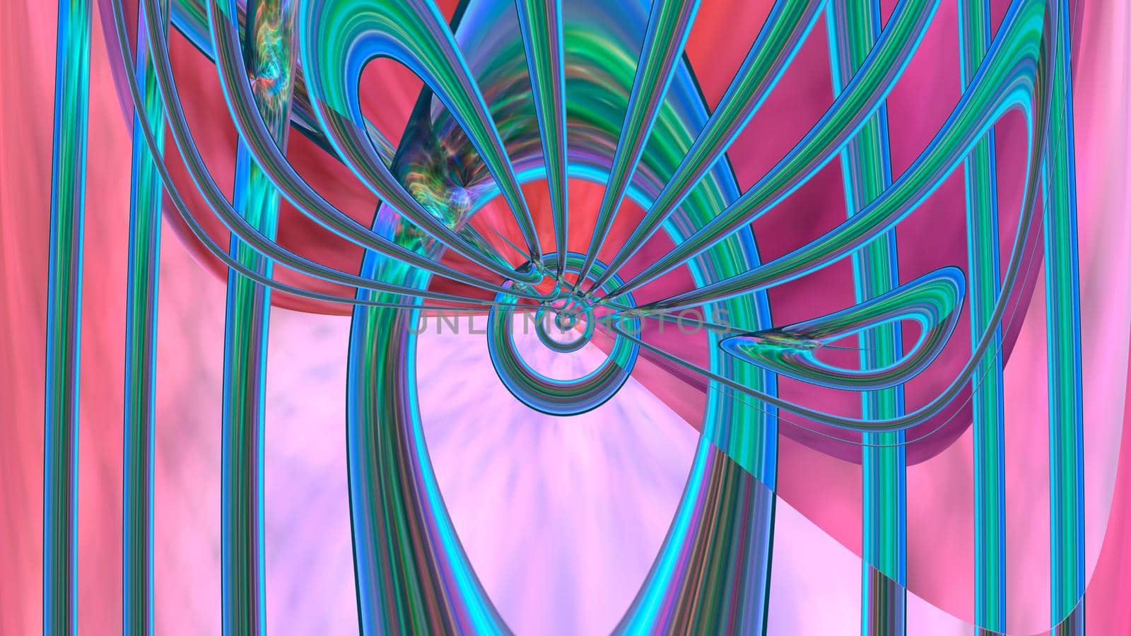 Abstract multicolored iridescent texture background. 3d image.