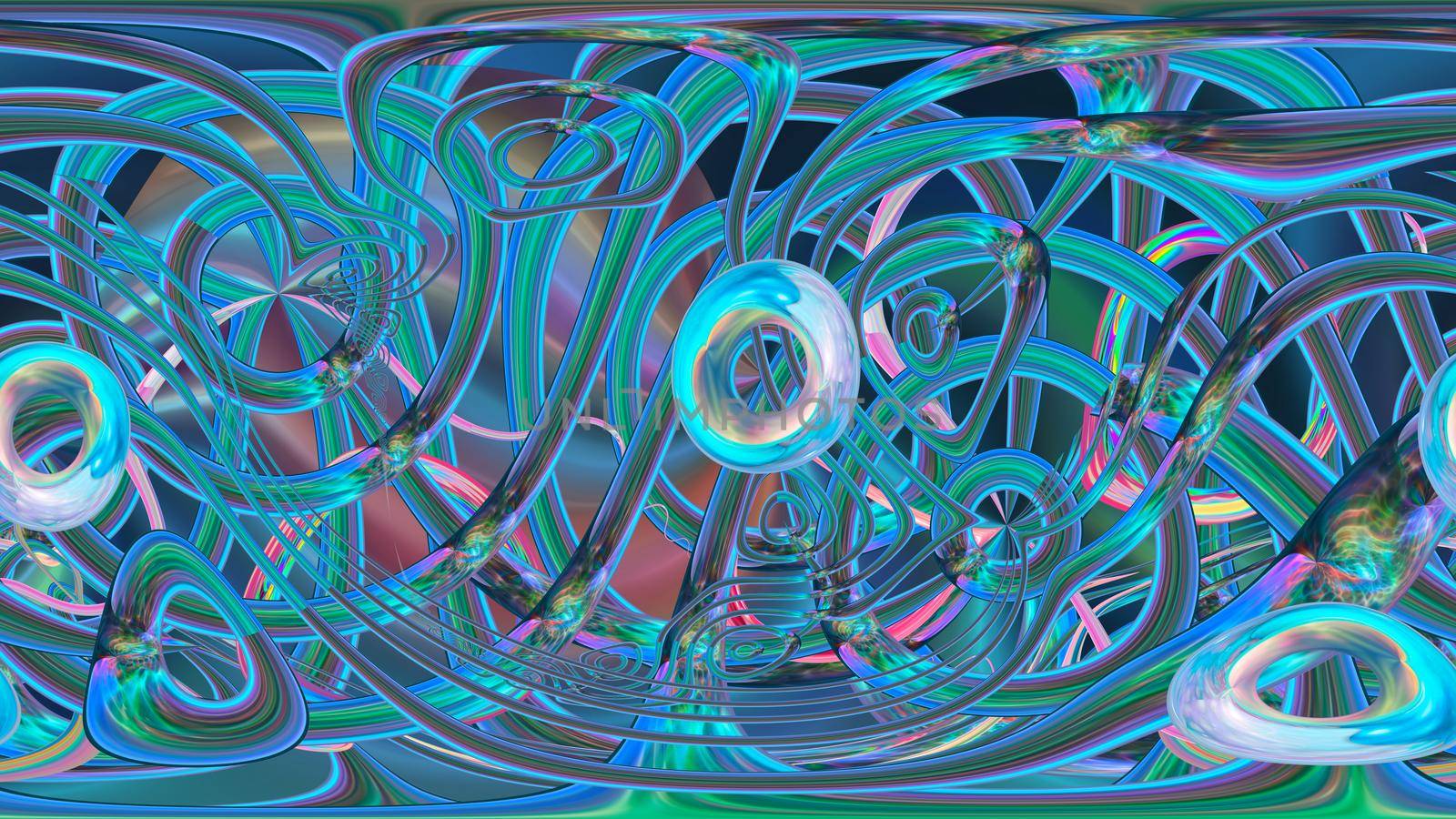 Abstract multicolored iridescent texture background. 3d image.