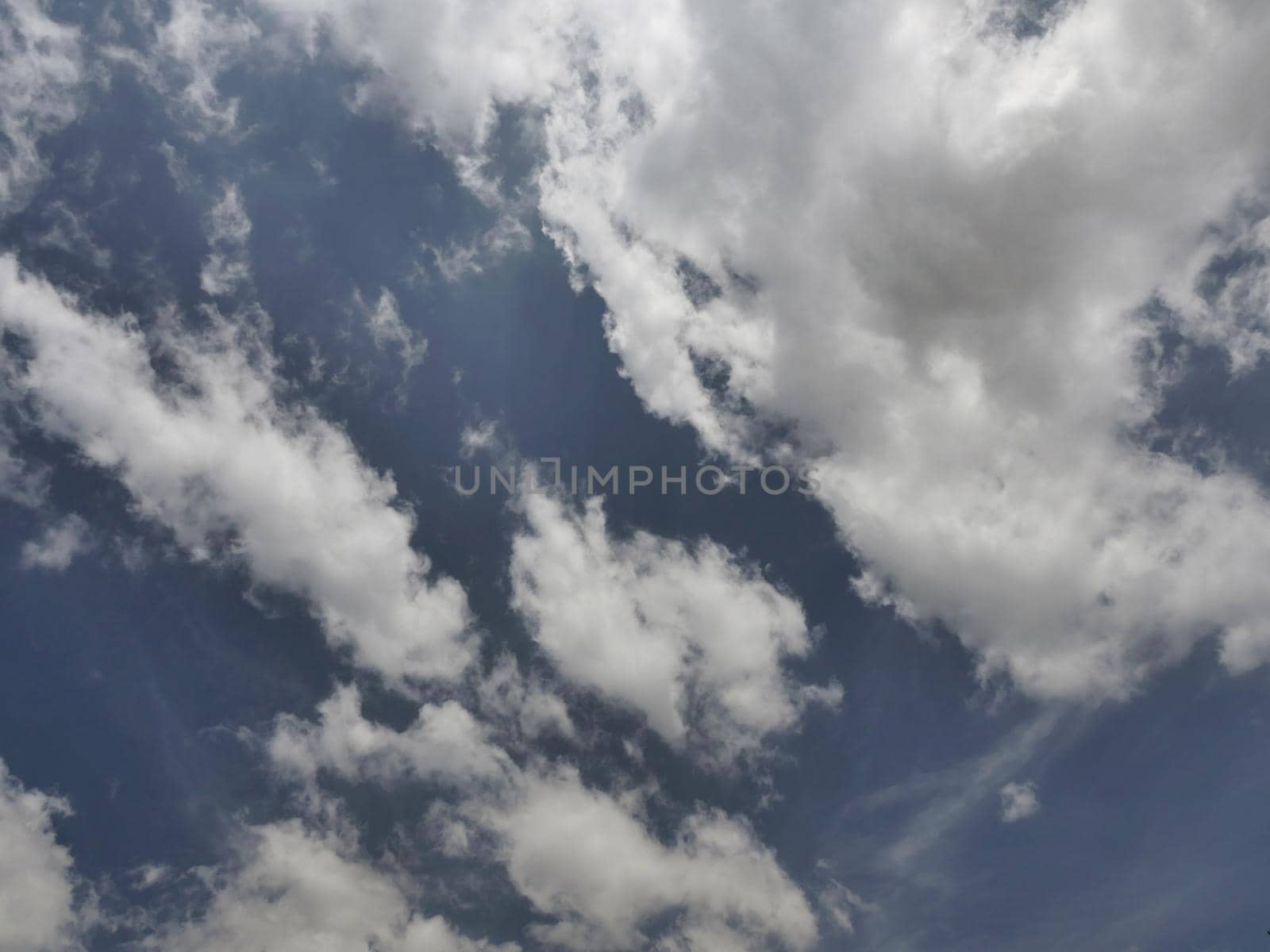 Beautiful blue sky and clouds natural background