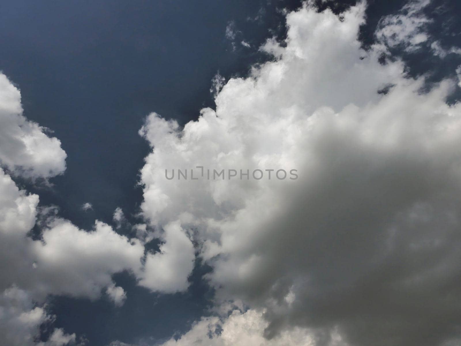 Beautiful blue sky and clouds natural background