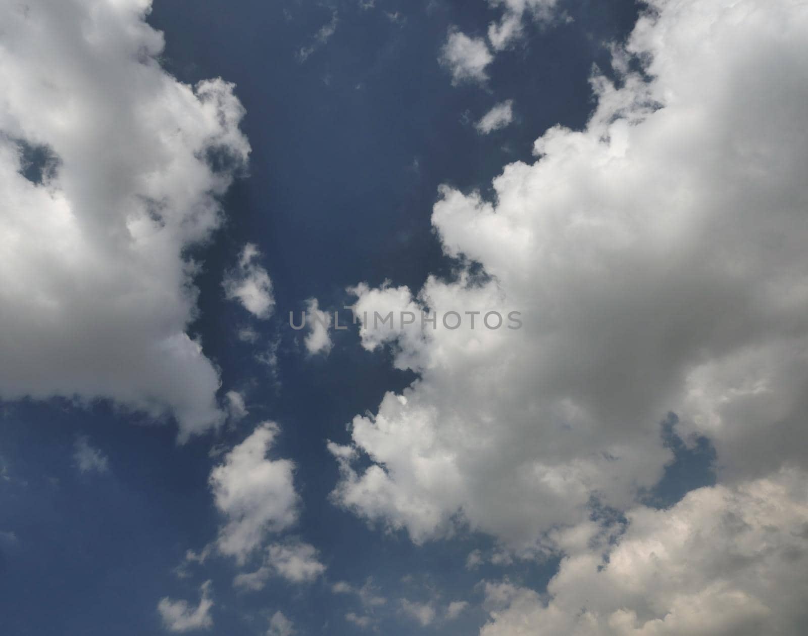 Beautiful blue sky and clouds natural background