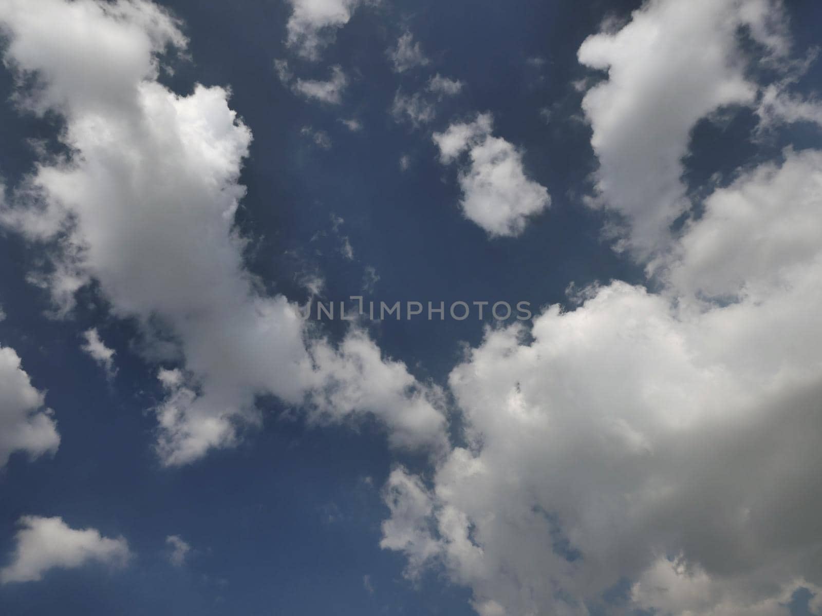 Beautiful blue sky and clouds natural background