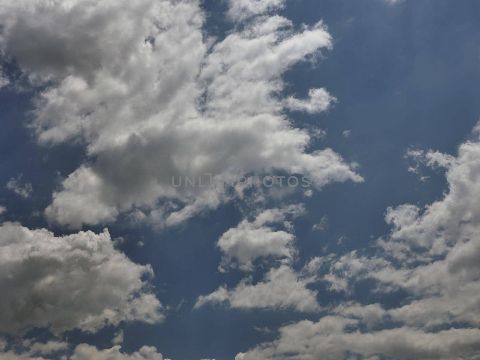 Beautiful blue sky and clouds natural background