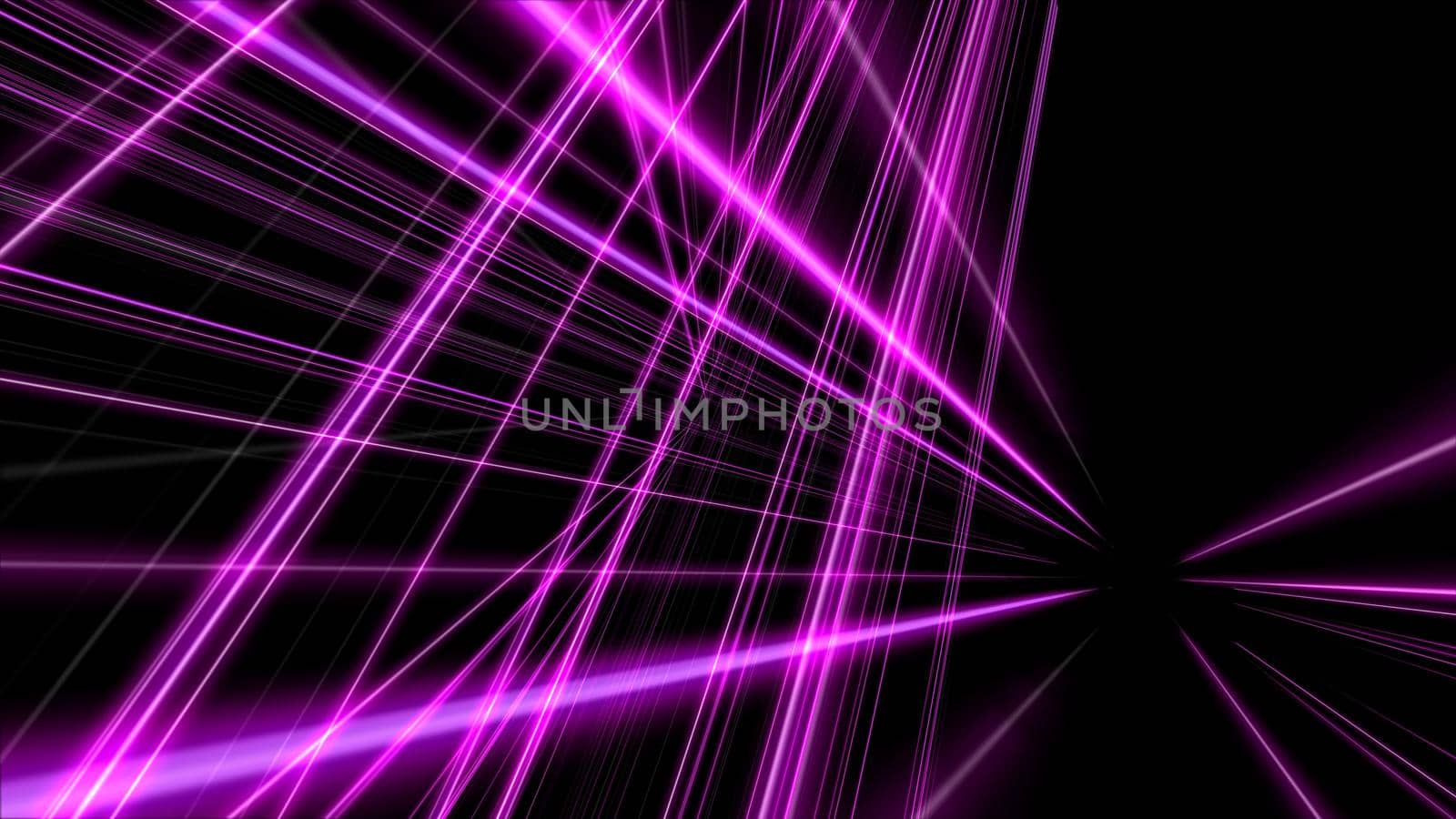 3d lines light neon background abstract render illustration