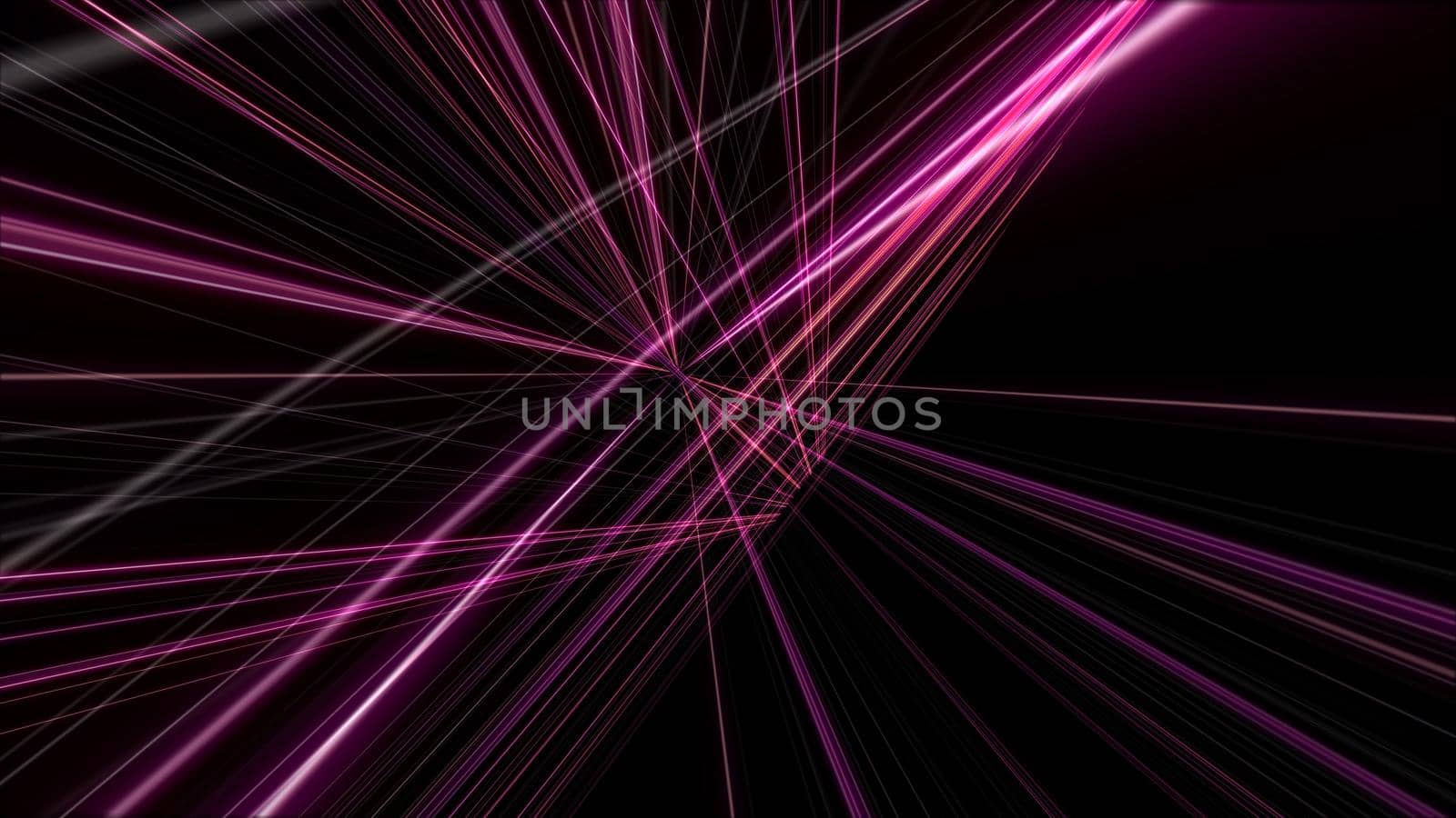 3d lines light neon background abstract render illustration