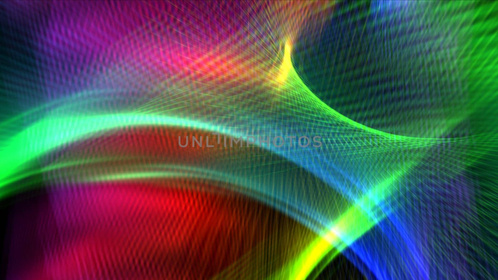 abstract background line light wave colorful illustration render