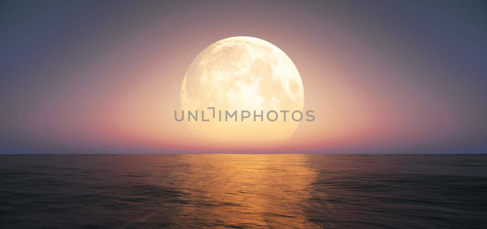 full moon at night abstract by alex_nako