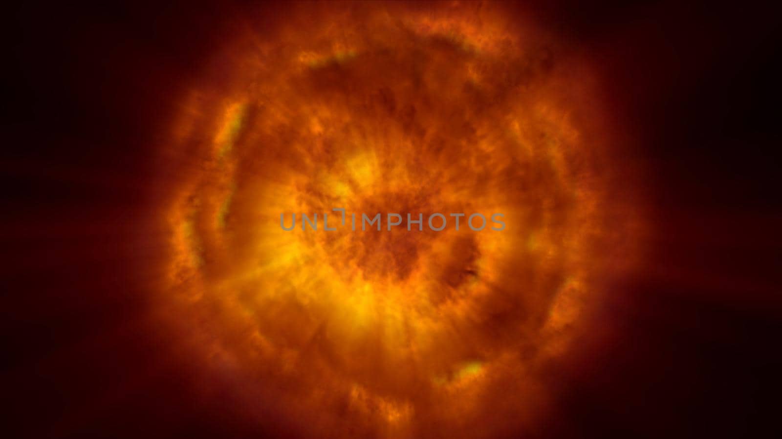 explosion fire ball abstract texture, render illustration