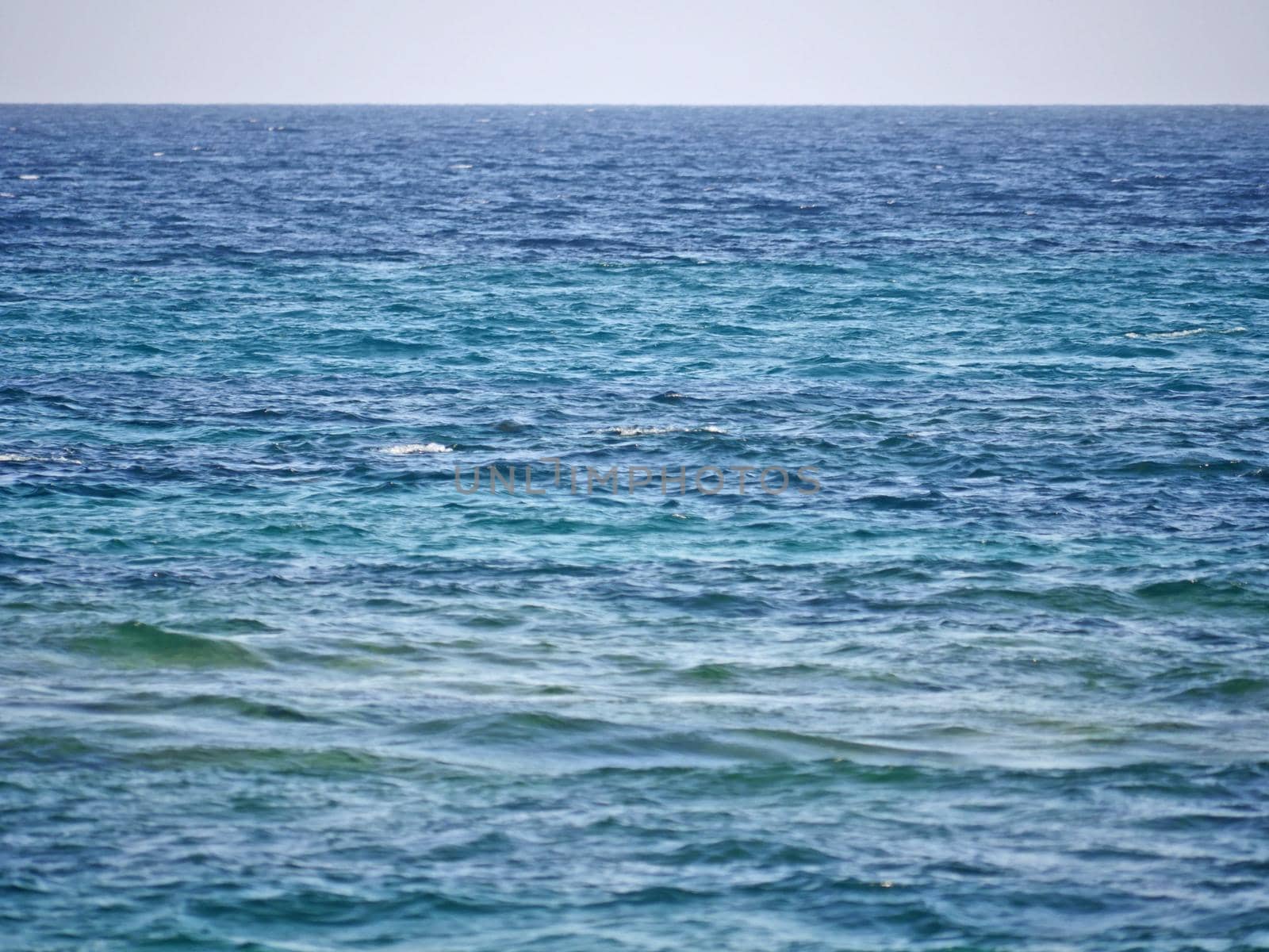 Horizon of the blue sea, background natural