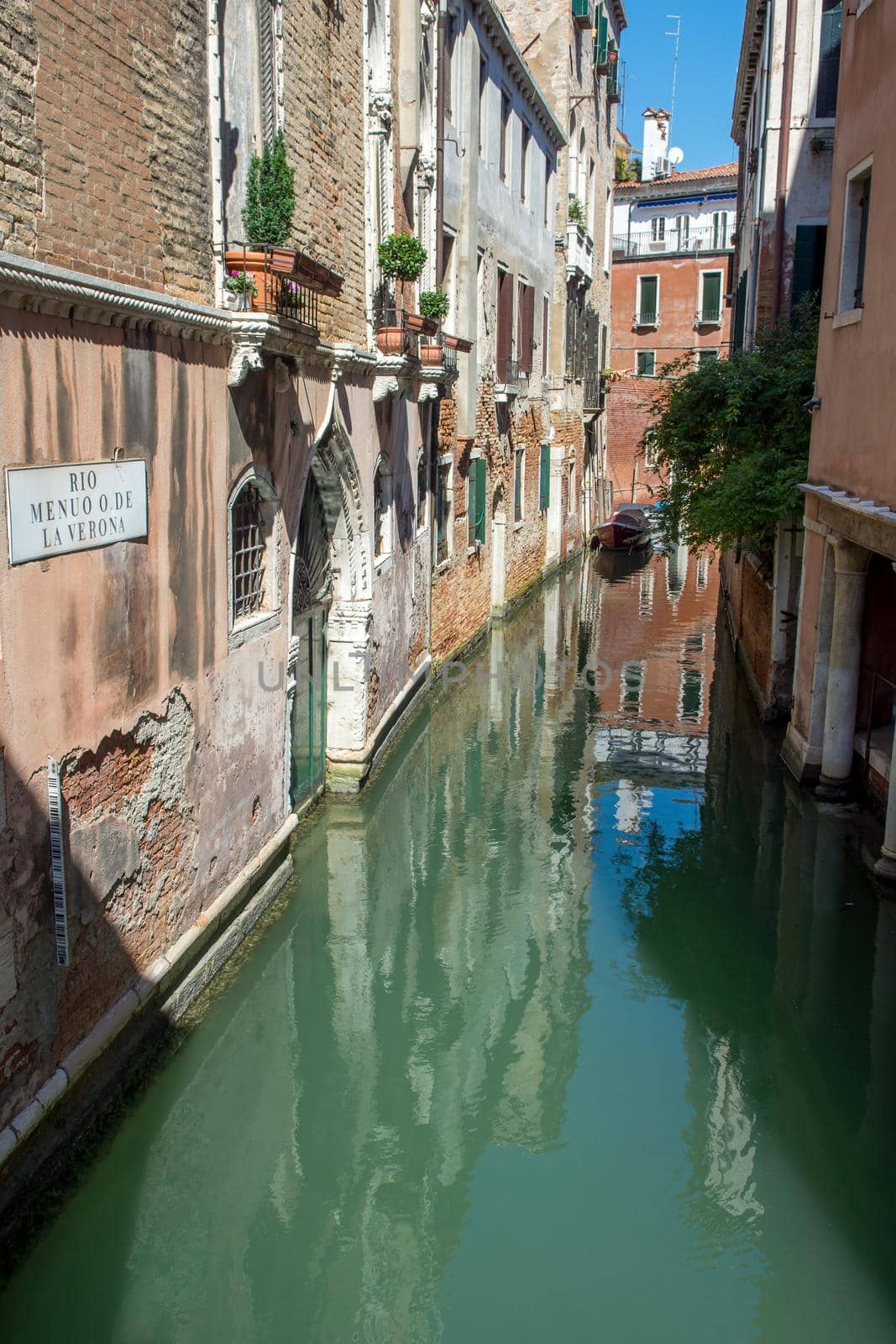 discovery of the city of Venice and its small canals and romantic alleys, Italy
