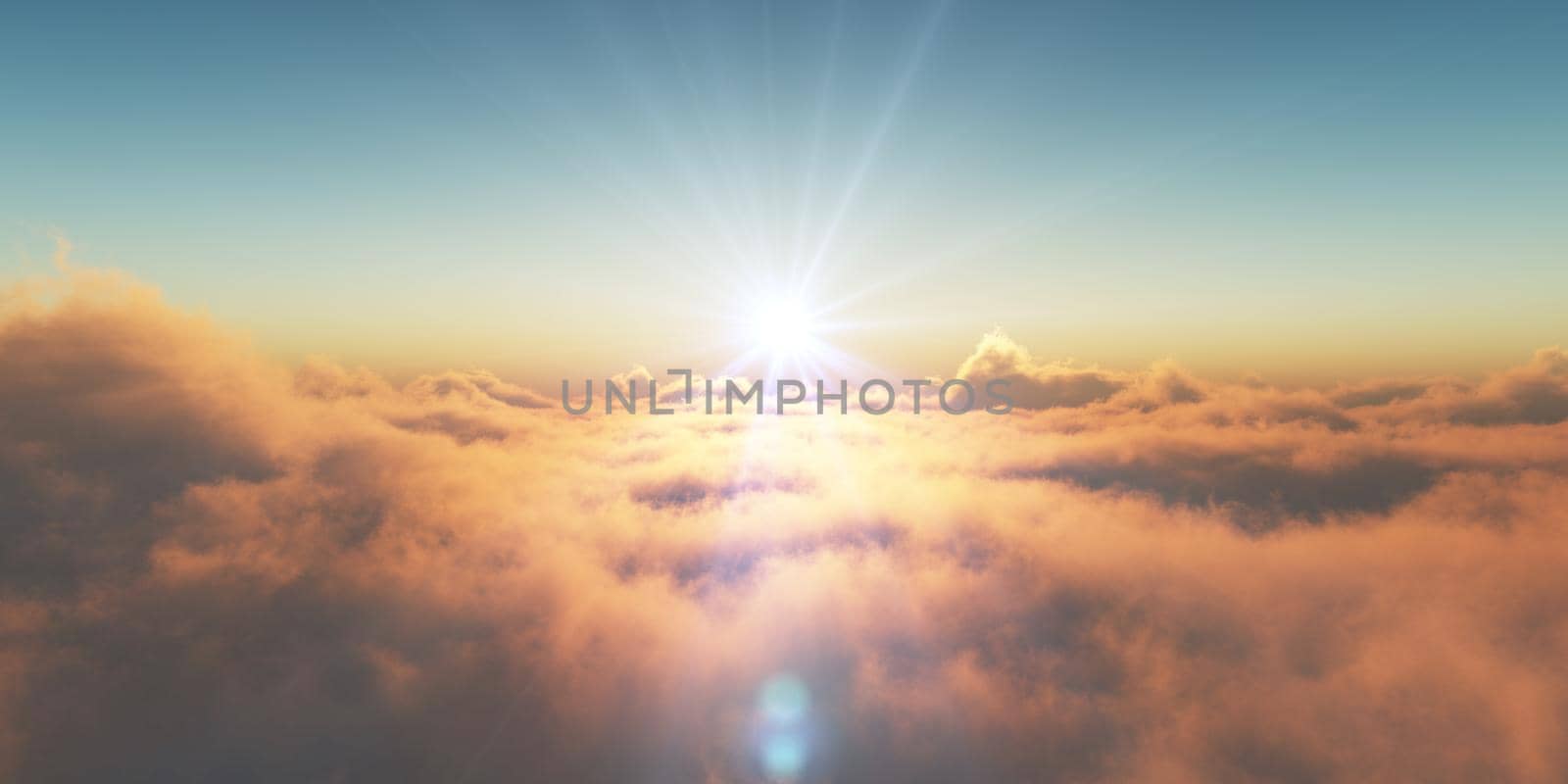 above clouds fly sunset sun ray by alex_nako