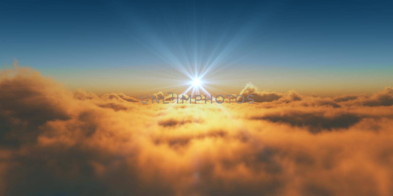 above clouds fly sunset sun ray by alex_nako