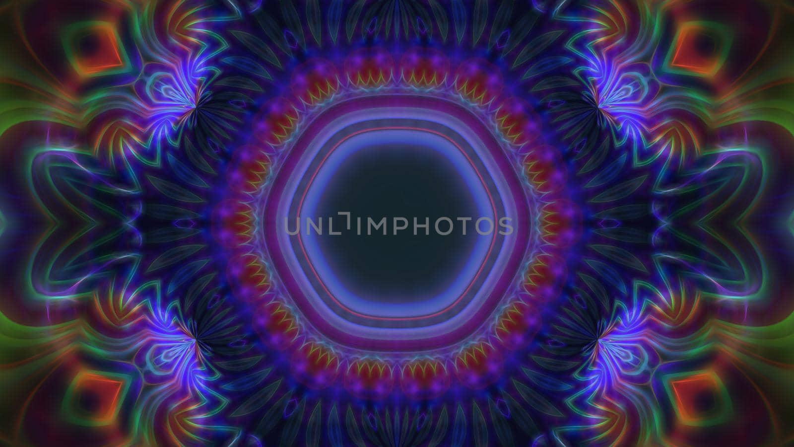 Abstract multicolored background with symmetrical pattern.