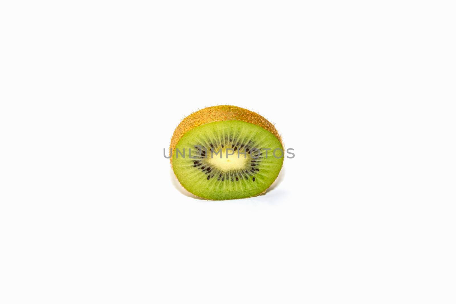 kiwi on a white background. isolate. macro. High quality photo