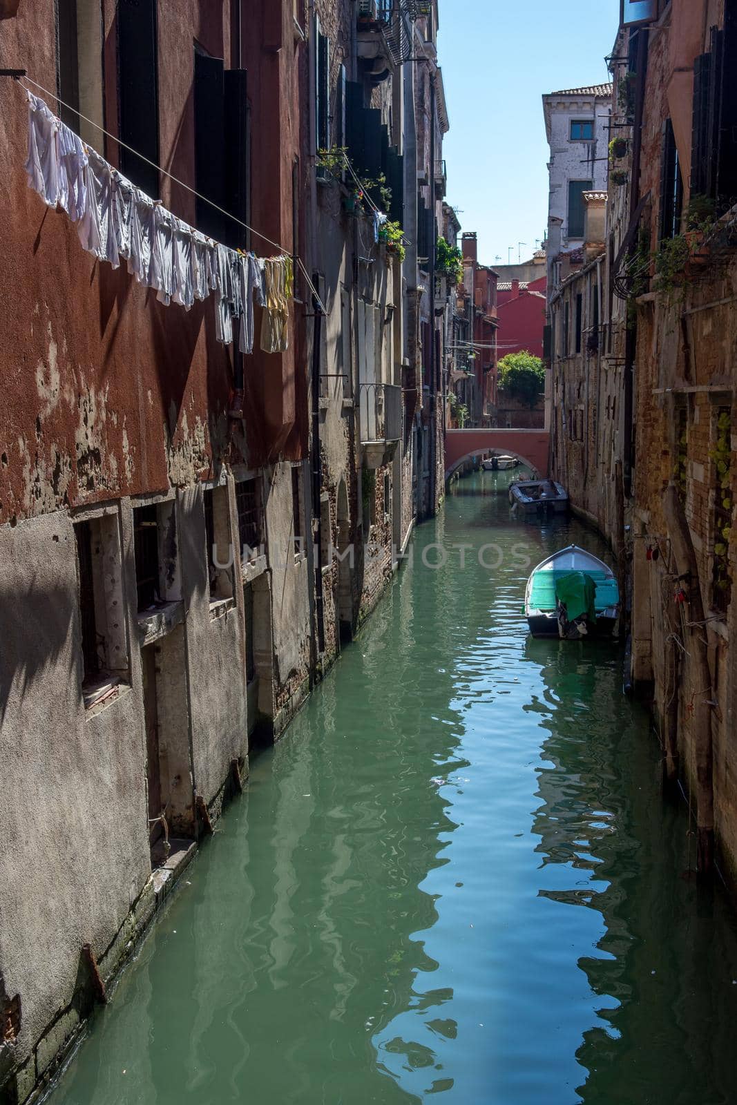 discovery of the city of Venice and its small canals and romantic alleys, Italy