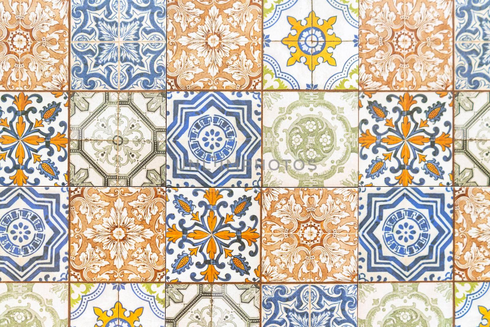 masonry wall paving stones as a background close up