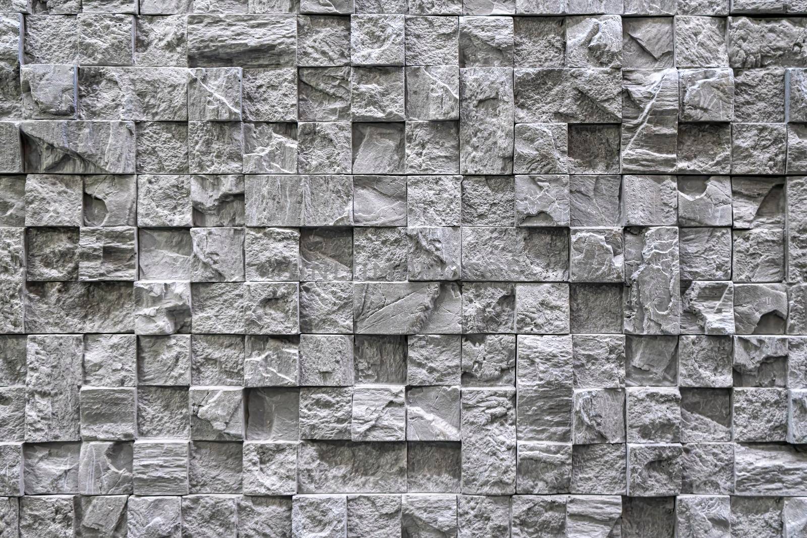 masonry wall paving stones as a background close up