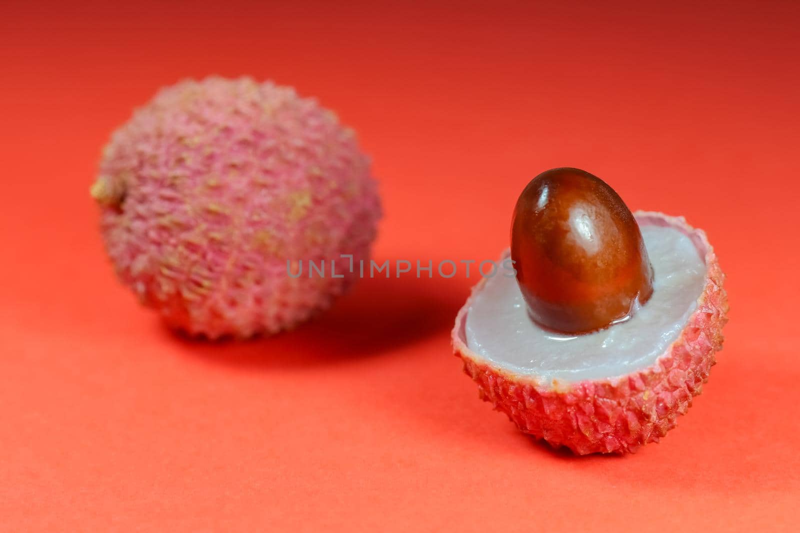lychee fruit on the background of close-up macro . High quality photo