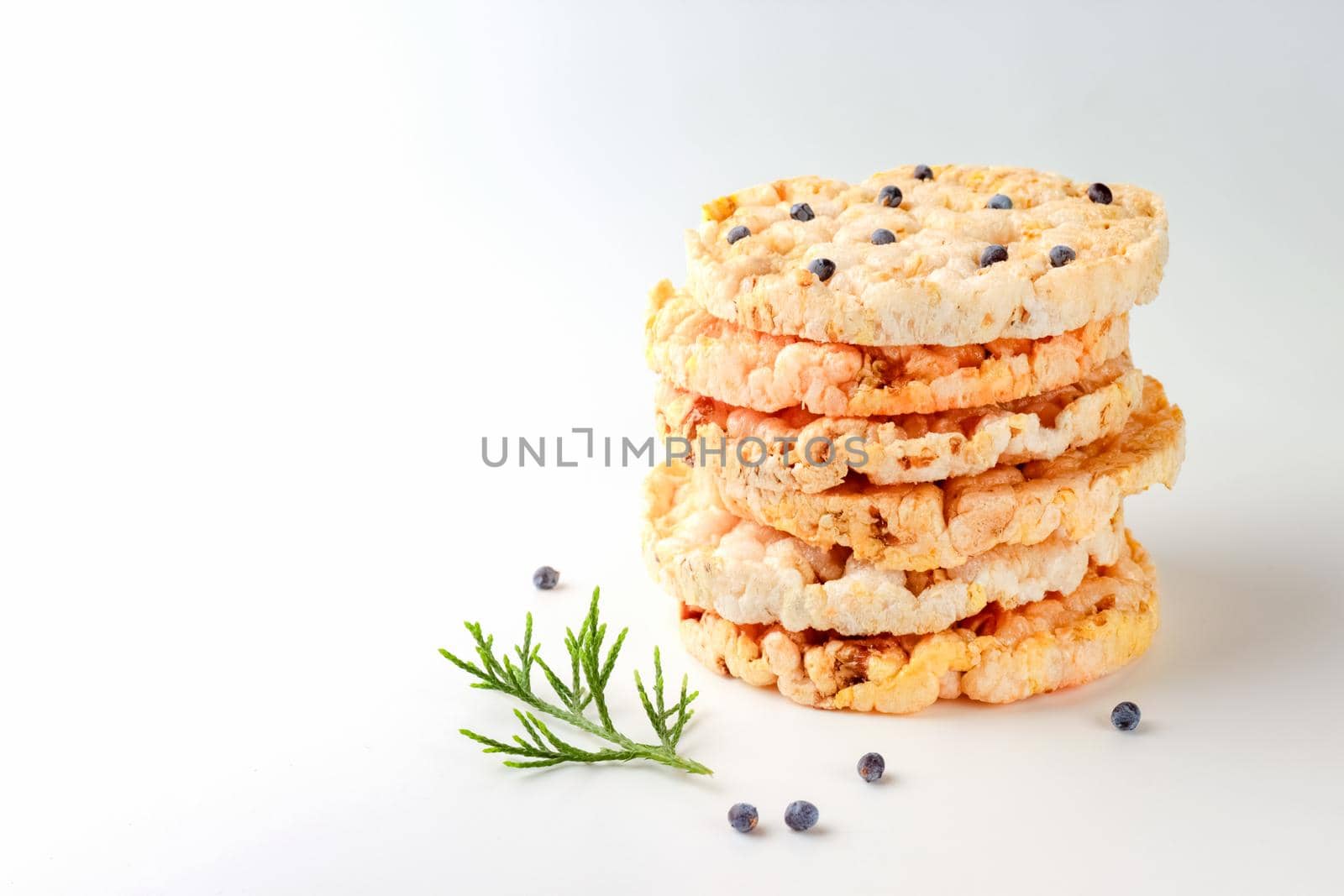 cornbread tortillas on a white background close up macro. High quality photo