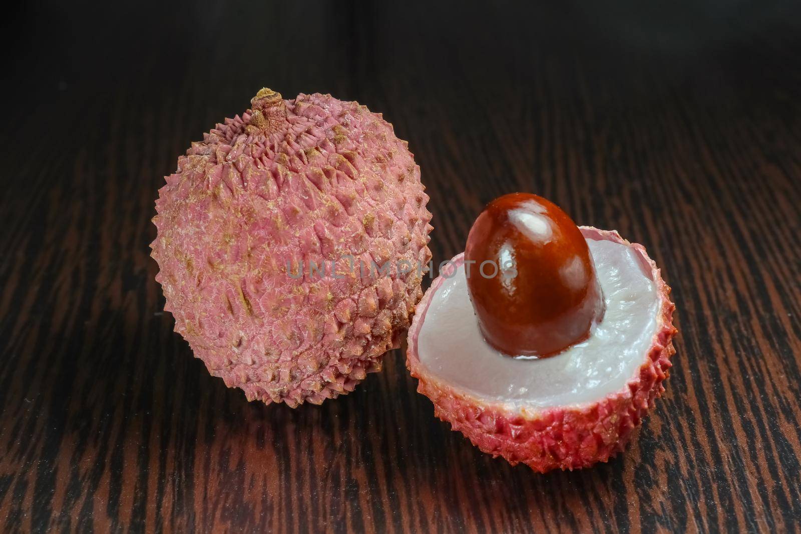 lychee fruit on the background of close-up macro . High quality photo