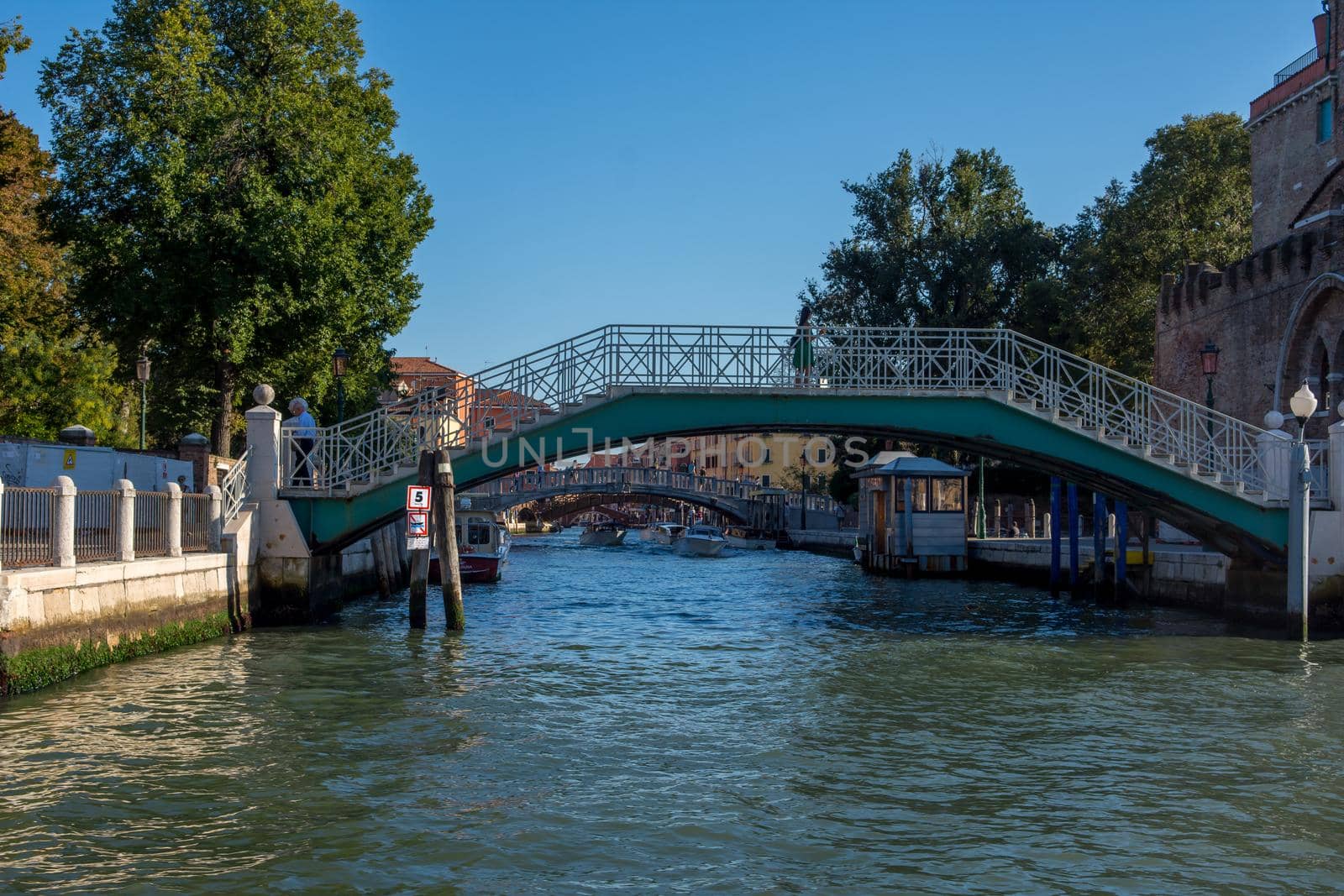 discovery of the city of Venice and its small canals and romantic alleys, Italy