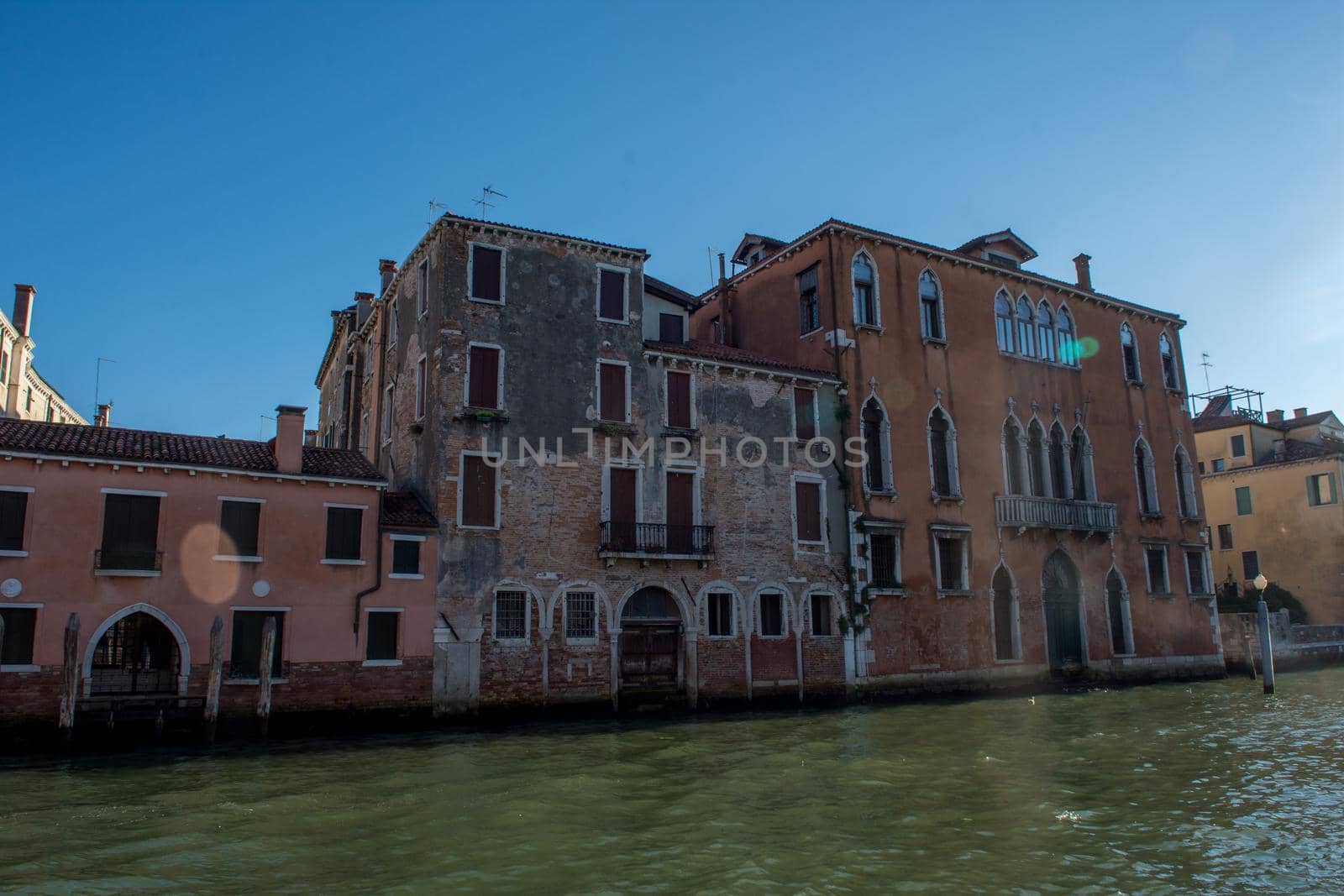 discovery of the city of Venice and its small canals and romantic alleys, Italy