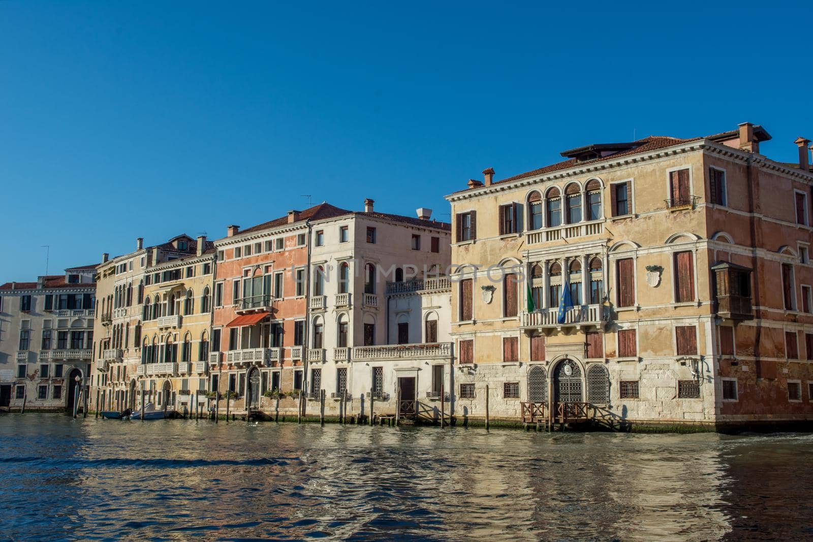 discovery of the city of Venice and its small canals and romantic alleys, Italy