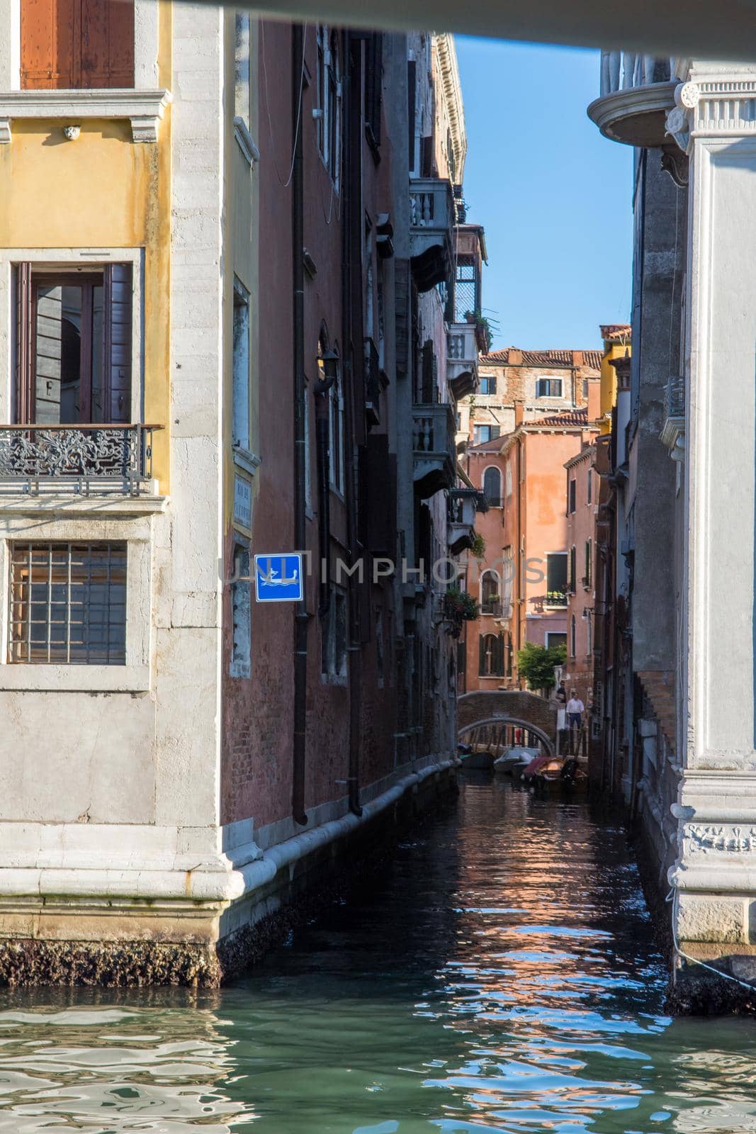 discovery of the city of Venice and its small canals and romantic alleys, Italy