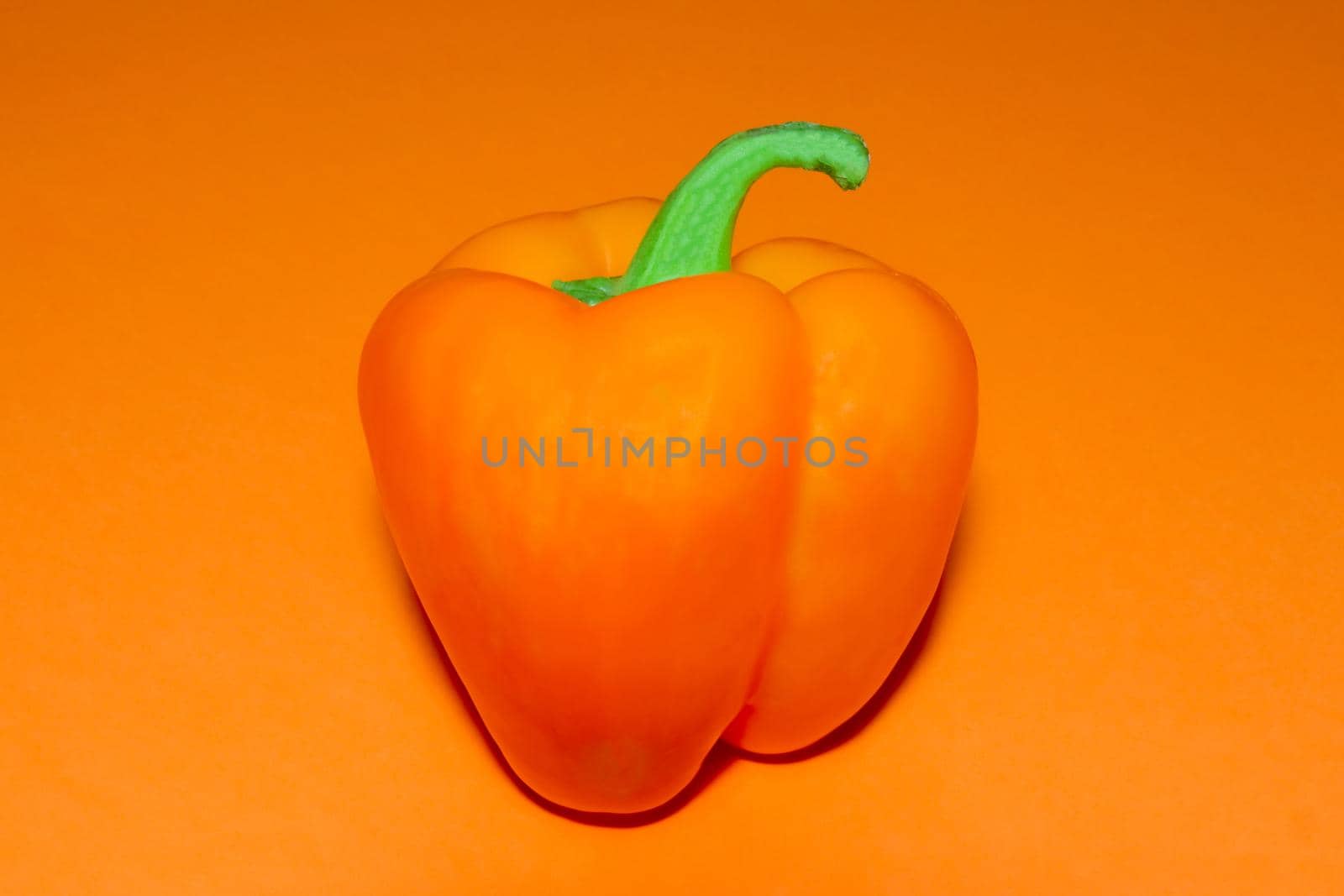 orange bell pepper isolated by roman112007