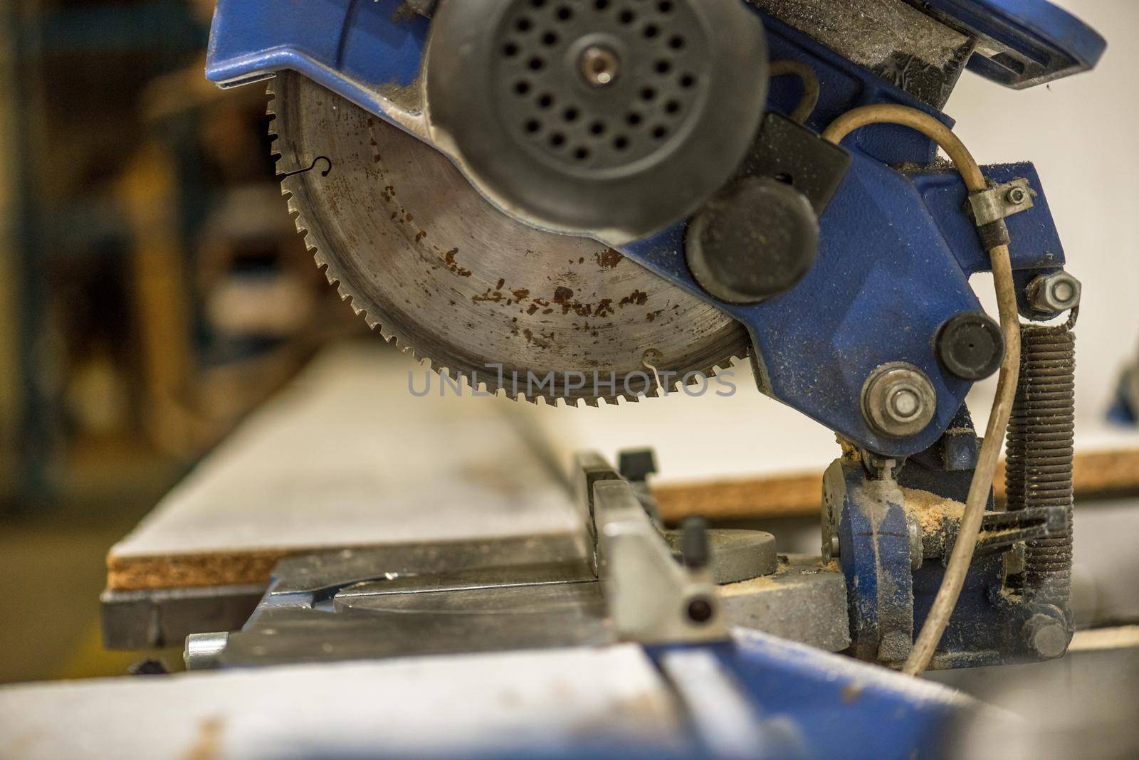 Circular saw and tools.