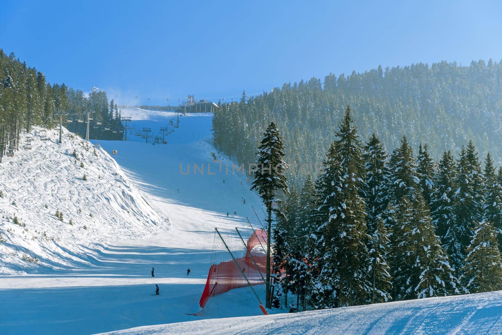 BANSKO, Bulgaria. January, 2017. It's winter resort in Bulgaria with long ski runs and the rich cultural history