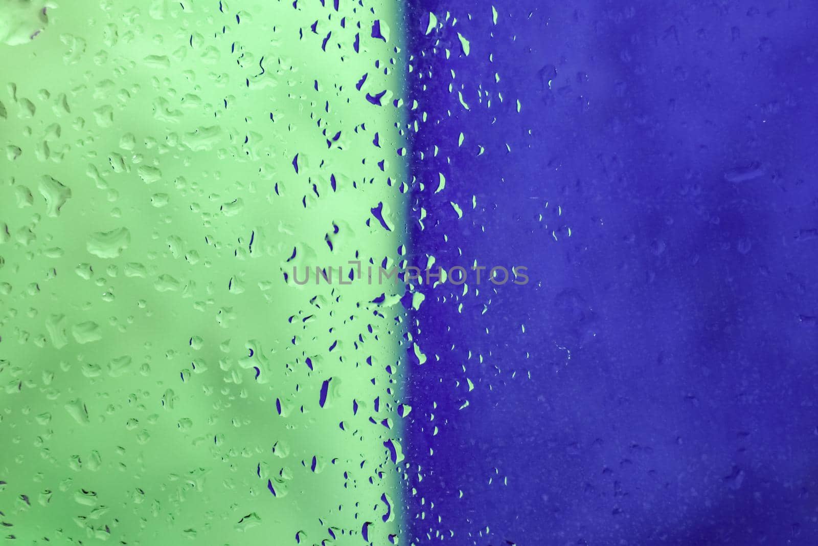 water drops on a multicolored background close up macro