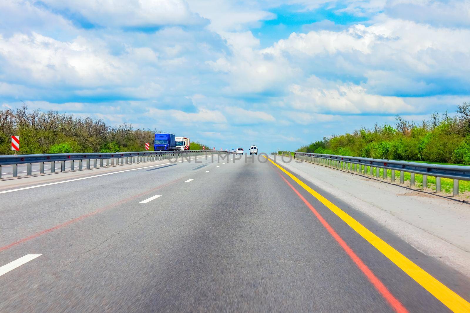 highway going into the distance. High quality photo