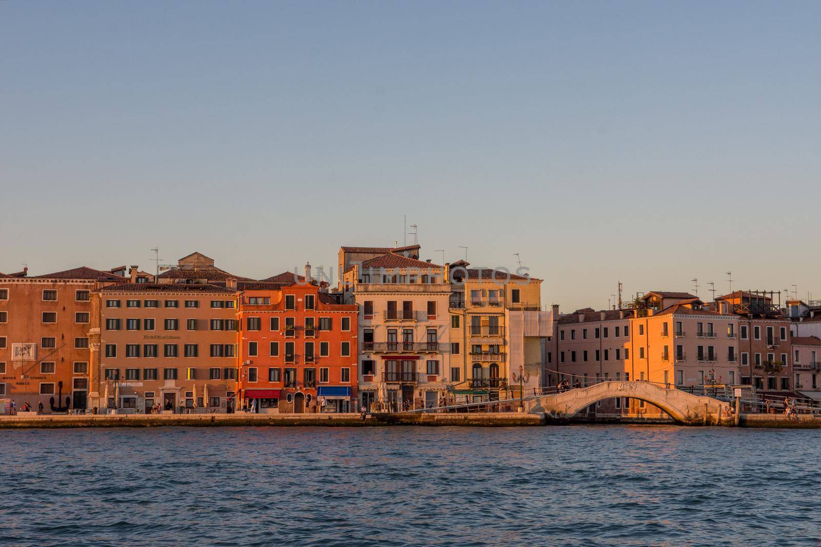 discovery of the city of Venice and its small canals and romantic alleys, Italy