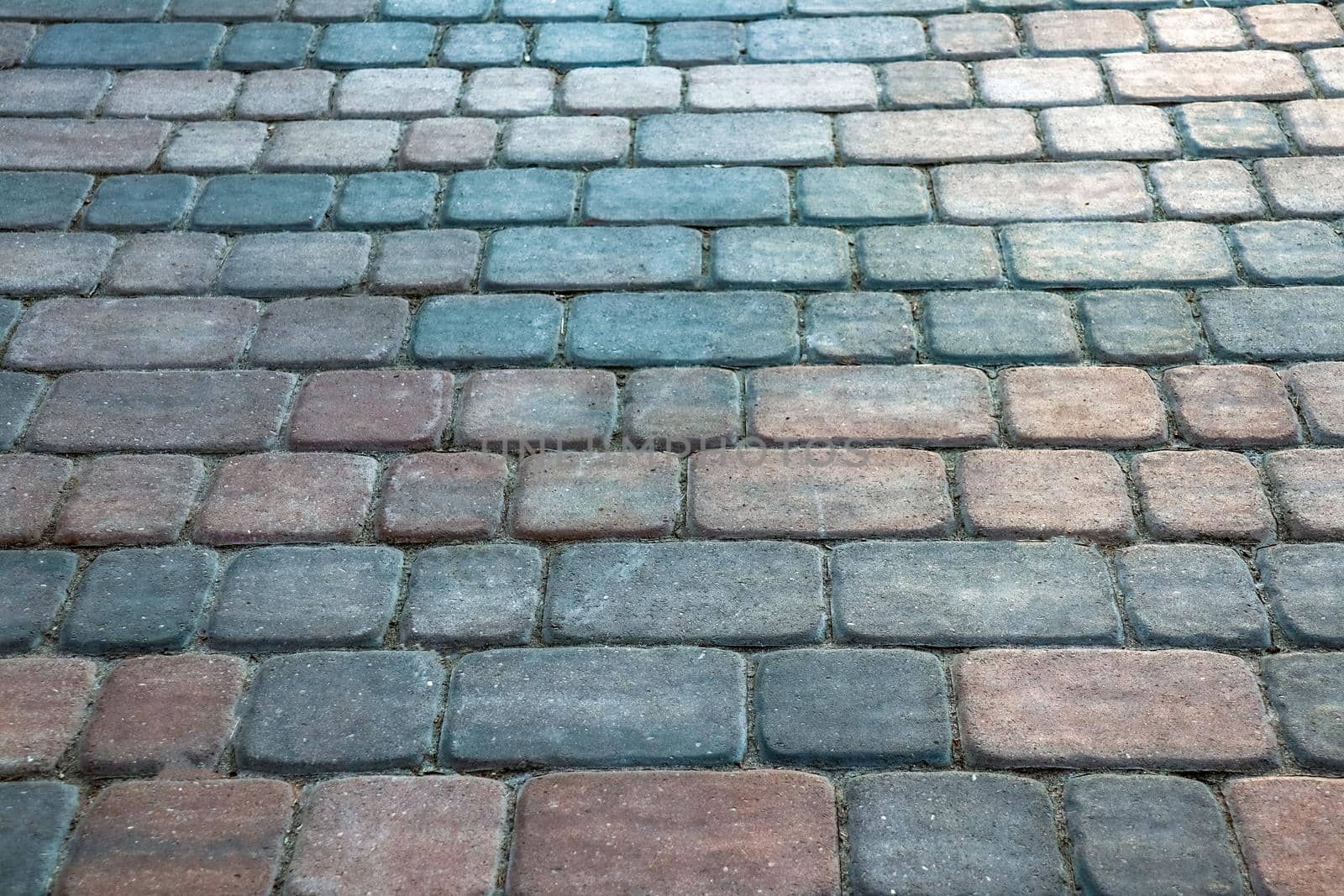 masonry wall paving stones as a background close up by roman112007