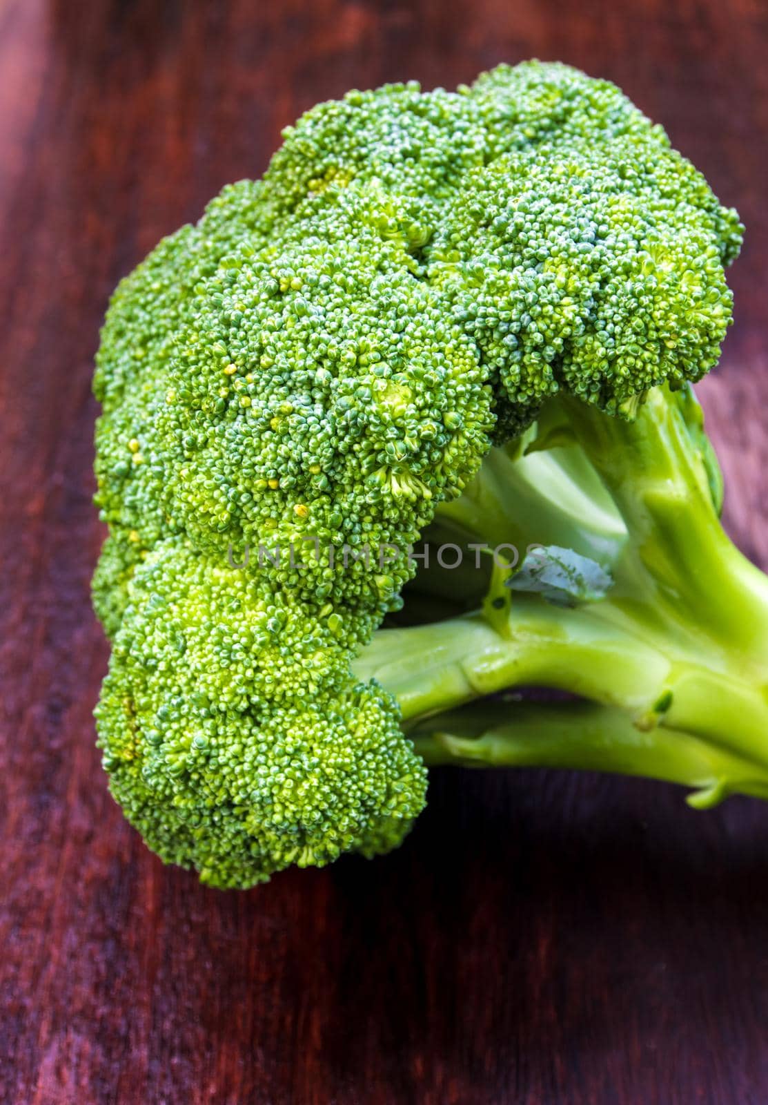 Close up to surface texture of freshness Broccoli vegetable