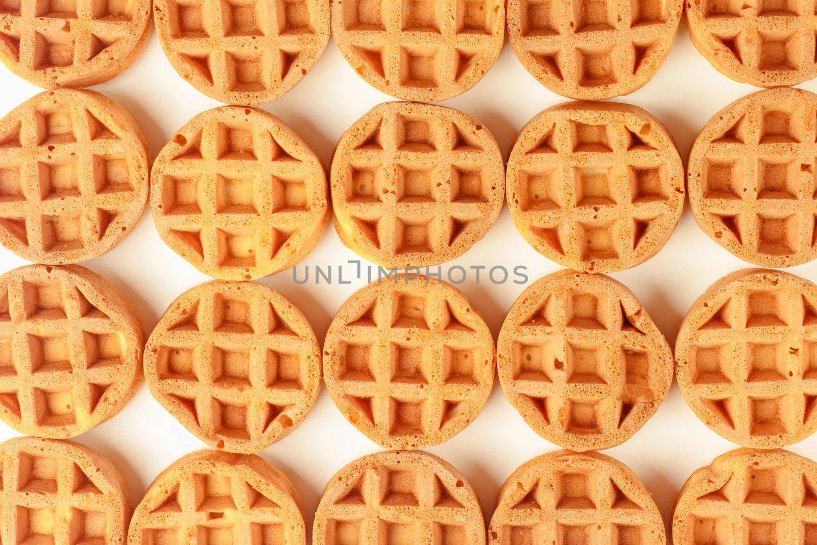 sugar cookies round close - up on a white background. High quality photo