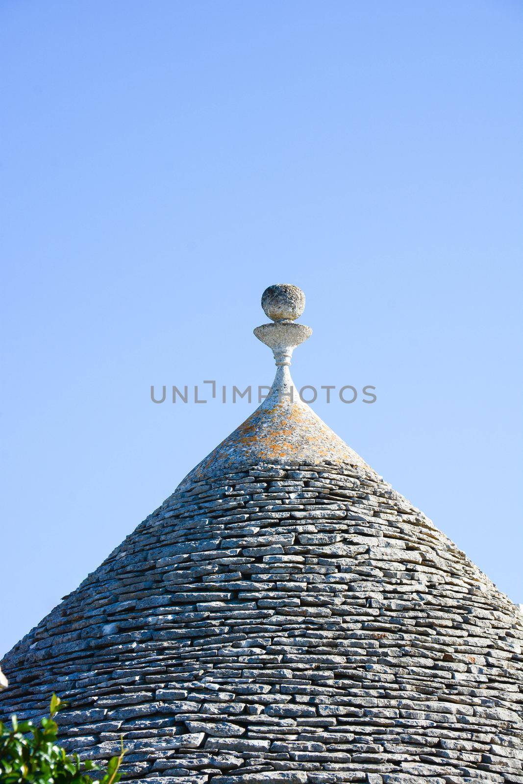 magic superstitious and esoteric symbols placed to finish the roofs of trulli in antiquity to chase away evil spirits
