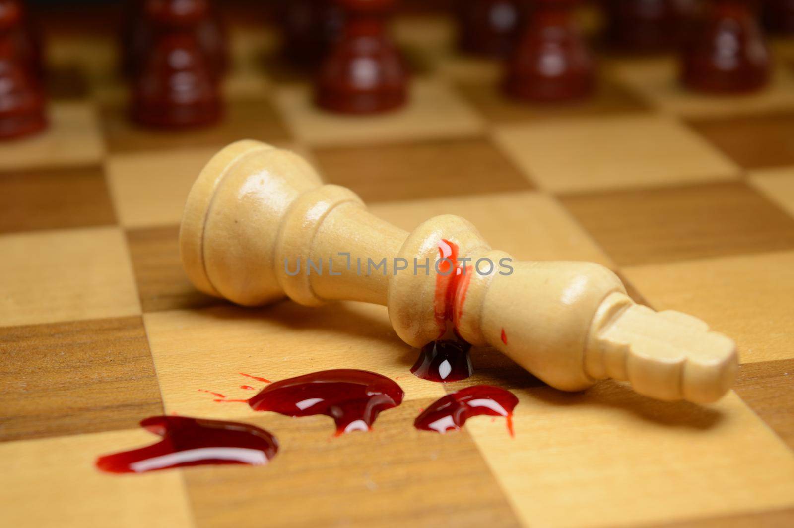A concept based on the final move in chess called checkmate and the killing of the king.