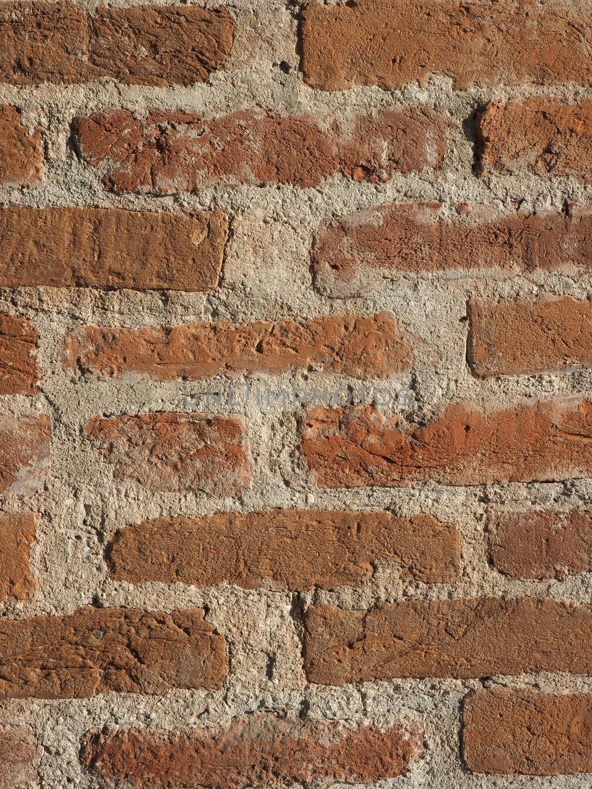 red brick wall useful as a background